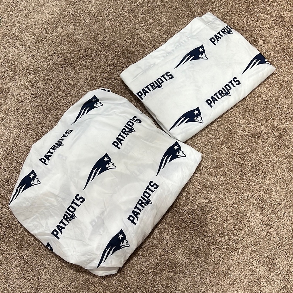 NFL New England Patriots twin size sheets